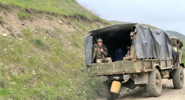 Солдаты армии Нагорного Карабаха. 6 апреля 2016 г. Фото Алвард Григорян для "Кавказского узла" 