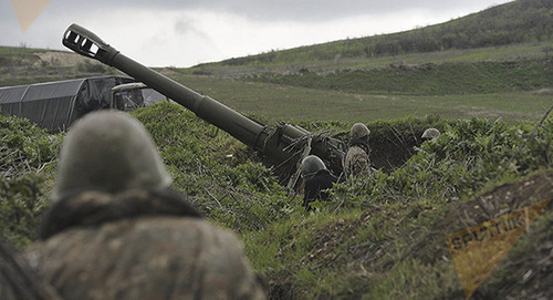 Передовые позиции армии НКР. Фото: © Sputnik/ Асатур Есаянц, http://www.sputnikarmenia.ru/karabah/20160411/2933416.html