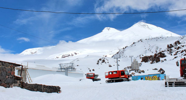 Двухглавый Эльбрус. Фото Анны Черныш для "Кавказского узла"
