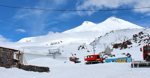 Двухглавый Эльбрус. Фото Анны Черныш для "Кавказского узла"