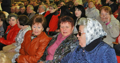 Встреча с жителями Городищенского района губернатора Андрея Бочарова. Фото Татьяны Филимоновой для "Кавказского узла" Встреча с жителями Городищенского района губернатора Андрея Бочарова. Фото Татьяны Филимоновой для "Кавказского узла"