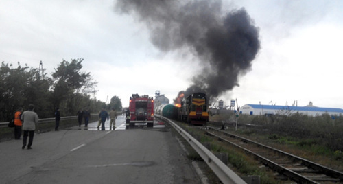 Пожар в ростовской промзоне. Фото: http://61.mchs.gov.ru/operationalpage/operational/item/3615144/ Пожар в ростовской промзоне. Фото: http://61.mchs.gov.ru/operationalpage/operational/item/3615144/