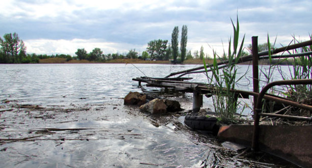 В Волго-Ахтубинскую пойму вошли паводковые воды. Среднеахтубинский район Волгоградской области. Фото Вячеслава Ященко для "Кавказского узла"
