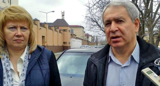 Адвокаты Марина Дубровина и Докка Ицлаев. Фото: Anastasiya Moskvychova (RFE/RL)