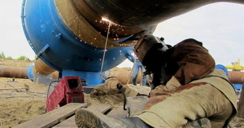 Устранение аварии на газопроводе. Фото: gazprom.ru Устранение аварии на газопроводе. Фото: gazprom.ru