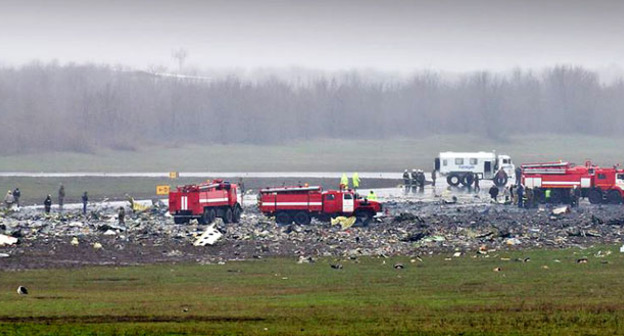 На месте катастрофы Boeing 737 в Ростове-на-Дону. 19 марта 2016 г. Фото: Erik Romanenko https://ru.wikipedia.org