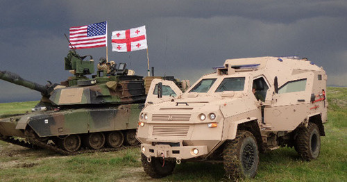 Военные учения Noble Partner-2016 (&quot;Достойный партнер&quot;). Вазиани, 23 мая 2016 г. Фото Инны Кукуджановой для &quot;Кавказского узла&quot;