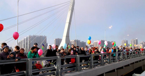 Мост в Санкт-Петербурге, который предполагают назвать именем Ахмада Кадырова. Фото www.gov.spb.ru