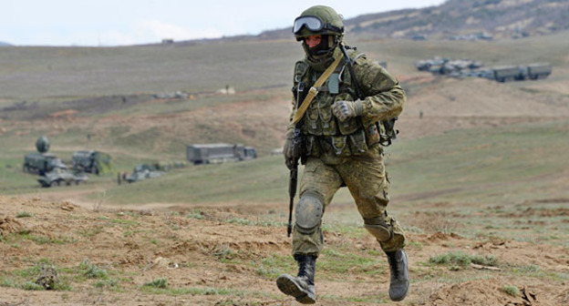 Тренировка разведчиков Южного военного округа. Фото: Саид Царнаев http://sputnik-ossetia.ru/