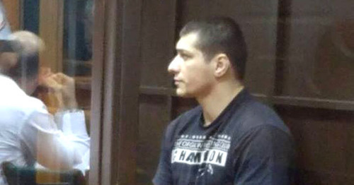 Саид Османов в зале суда. Фото Мурада Велиханова для "Кавказского узла"