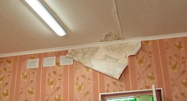 Пострадавший от июньских ливней детский сад Пятигорска. Июнь 2016 г. Фото: официальный сайт города-курорта Пятигорска http://pyatigorsk.org/8838