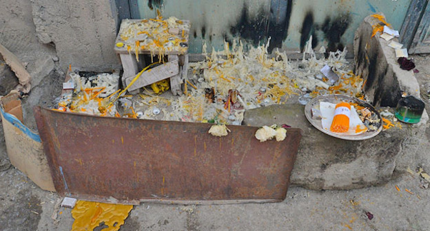 Дом семьи Аветисян, убитой в Гюмри.
Фото: © PAN Photo / Karo Sahakyan