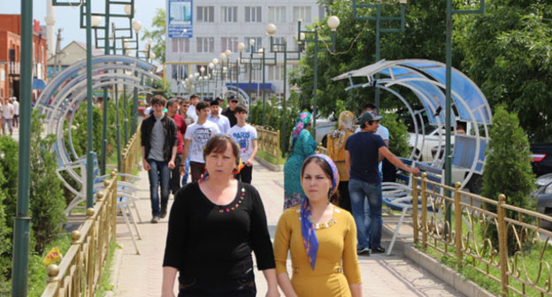 Жители Чечни. Фото Магомеда Магомедова для "Кавказского узла"