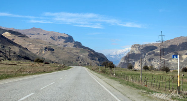 Дорога к Приэльбрусью. КБР. Фото Анны Черныш для "Кавказского узла"