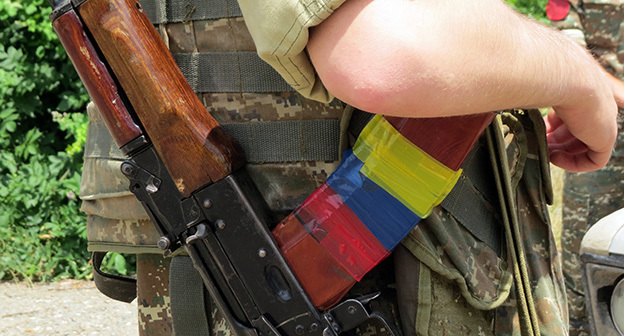 Солдат армии Нагорного Карабаха. Фото Алвард Григорян для "Кавказского узла"