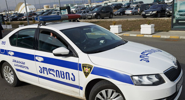 Полицейская машина.Грузия. Фото: Alex Imedsshvili, Newsgeorgia