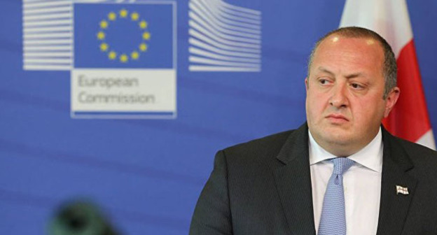 Георгий Маргвелашвили. Фото http://sputnik-georgia.ru/georgia/20160419/231210120/Prezident-Gruzii-v-Parizhe-vstretitsja-s-Ollandom.html