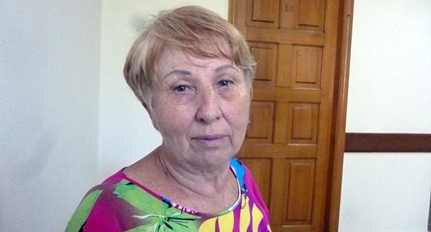 Пенсионерка Нина Дубовая. Фото Светланы Кравченко для "Кавказского зула"