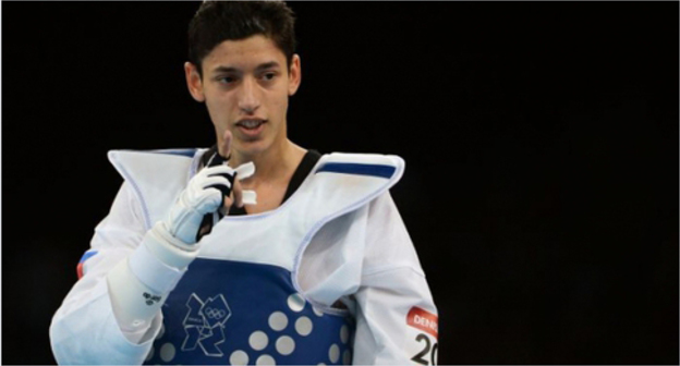 Алексей Денисенко. Фото: http://www.sport.ru/other/Denisenko_vyshel_v_1_2_finala_OI_v_sorevnovaniyah_po_thekvondo/article319608/