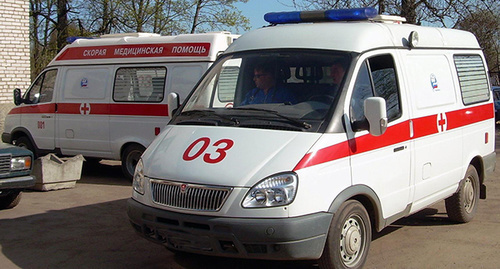 Машина скорой помощи 
Фото: http://bfmsamara.ru/avtopark-skoroj-pomoshhi-perexodit-v-chastnye-ruki.html