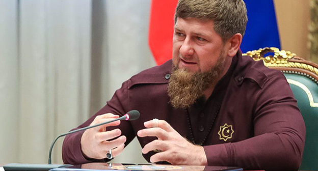 Рамзан Кадыров на совещзании. Фото: https://vk.com/ramzan?z=photo279938622_431651278%2Fphotos279938622