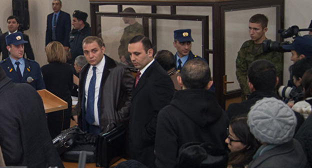 Заседание суда по делу об убийстве семьи Аветисянов. Фото http://ru.armeniasputnik.am/armenia/20151218/1427096.html