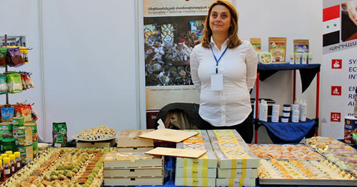 Продукция представленная на  седьмой Международной промышленной выставке EXPO-RUSSIA ARMENIA 2016 plus IRAN. Ереван, 27 октября 2016 г. Фото Тиграна Петросяна для "Кавказского узла" 