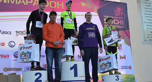 Призеры марафона. Фото Светланы Кравченко для "Кавказского узла"