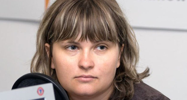 Журналистка "Новой газеты" Елена Милашина. Фото RFE/RL http://pasmi.ru/archive/50109