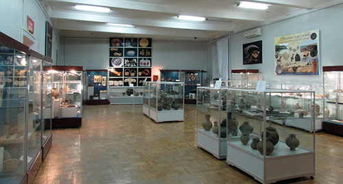 Экспозиционный зал отдела «Археология» Волгоградского областного краеведческого музея