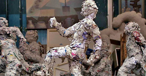 Работа художника Евгения Казицына. 26 января 2017 г. Фото представлено музеем Коваленко