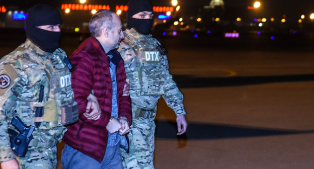 Александр Лапшин доставлен в Азербайджан. Баку, 7 февраля 2017 г. Фото Азиза Каримова для "Кавказского узла"