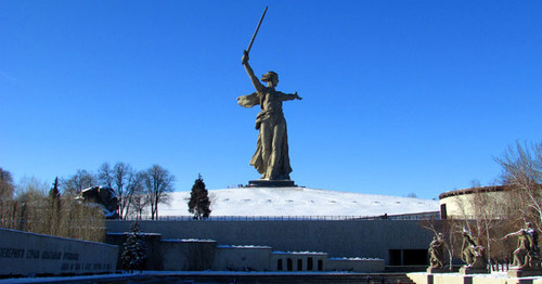 Скульптура "Родина-мать зовет!". Волгоград. Фото Вячеслава Ященко для "Кавказского узла" Скульптура "Родина-мать зовет!". Волгоград. Фото Вячеслава Ященко для "Кавказского узла"