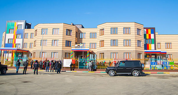 Здание детского сада. Ингушетия. Фото http://www.ingushetia.ru