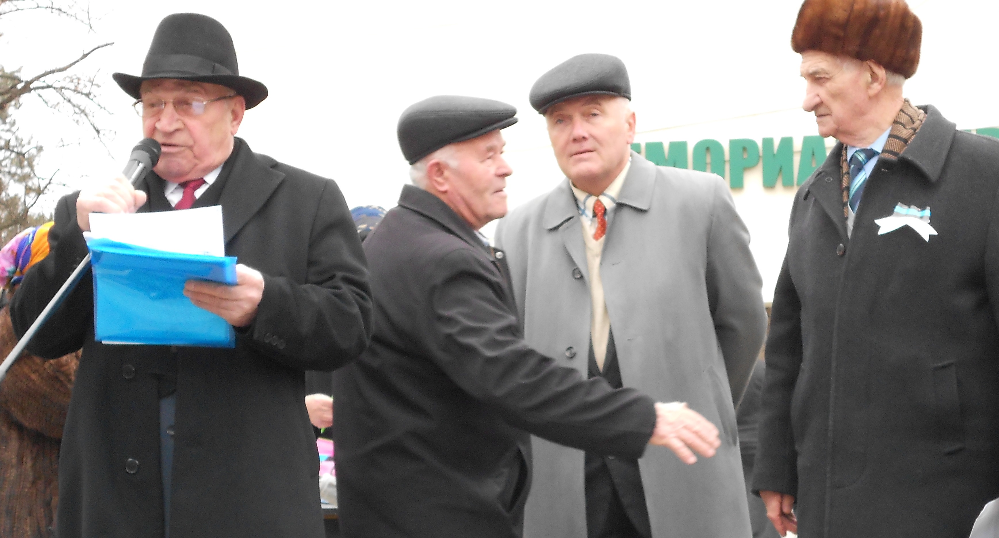 Среди репрессированных "нет единства", заявили участники акции. Фото Людмилы Маратовой для "Кавказского узла".