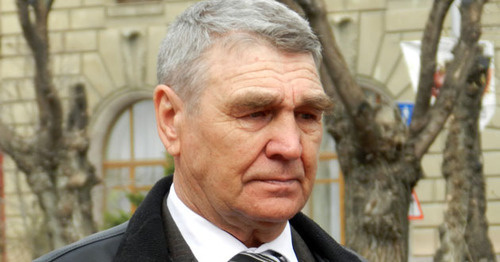 Руководитель отделения  «Российского союза бывших малолетних узников фашистских концлагерей» Кировского района  Волгограда Валентин Мокроусов. Фото Татьяны Филимоновой для "Кавказского узла"