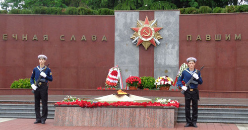Вечный Огонь. Сочи, 9 мая 2017 г. Фото Светланы Кравченко для "Кавказского узла"