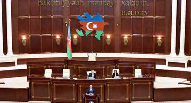 Заседание парламента Азербайджана. Фото© Sputnik / Murad Orujov https://ru.sputnik.az/azerbaijan/20170414/409826118/milli-medzhlis-plenarnoe-zasedanie.html