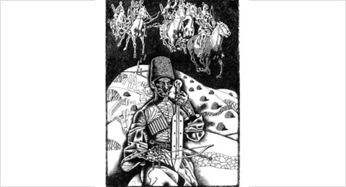 Иллюстрация Хамида Савкуева. Фото Предоставлено издательством "Вита Нова". Иллюстрация Хамида Савкуева. Фото Предоставлено издательством "Вита Нова".