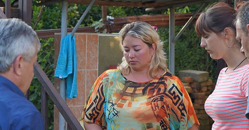 Родственники погибшего туриста. Фото: Кабинет  Министров Абхазии