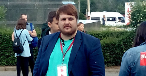 Алексей Волков, координатор штаба Навального. Фото Татьяны Филимоновой для "Кавказского узла" Алексей Волков, координатор штаба Навального. Фото Татьяны Филимоновой для "Кавказского узла"