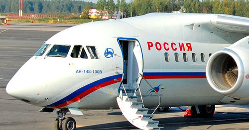 Пассажирский авиалайнер Ан-148. Фото https://ru.wikipedia.org