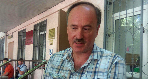 Адвокат Игоря Олейника Евгений Беркович у суда. Фото Константина Волгина для "Кавказского узла" Адвокат Игоря Олейника Евгений Беркович у суда. Фото Константина Волгина для "Кавказского узла"