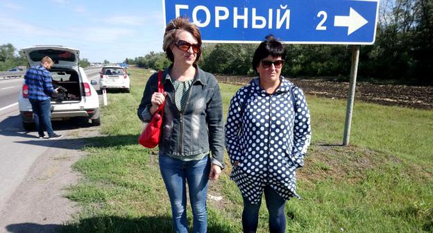Участники пешего хода шахтеров к губернатору Ростовской области. 8 сентября 2017 г. Фото Вячеслава Прудникова для "Кавказского узла"