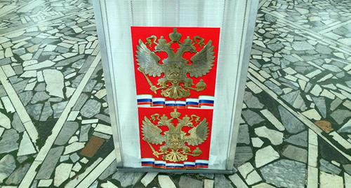 Урна для голосования. Фото Эммы Марзоевой для "Кавказского узла" Урна для голосования. Фото Эммы Марзоевой для "Кавказского узла"