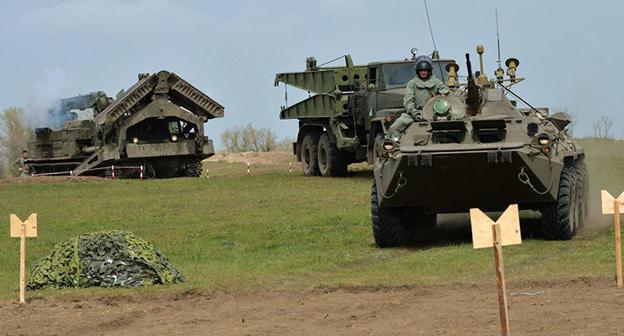 Военные учения Южного военного округа (ЮВО). Фото © Sputnik. Саид Царнаев

