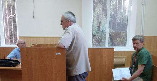 Валерий Дьяконов в зале суда. Фото Вячеслава Прудникова для "Кавказского узла" Валерий Дьяконов в зале суда. Фото Вячеслава Прудникова для "Кавказского узла"