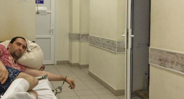Александр Батманов в больнице Волгограда. Фото https://www.svoboda.org/a/28614187.html