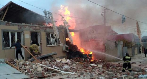 Последствия взрыва газа в Махачкале. Фото https://www.riadagestan.ru/news/disasters_and_catastrophes/v_makhachkale_proizoshel_vzryv_bytovogo_gaza_est_postradavshie/