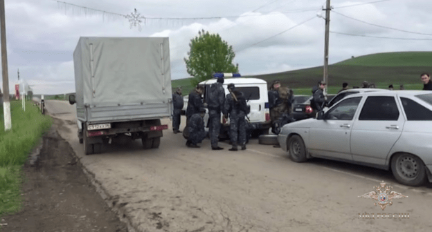 Представители силовых структур в Ингушетии. Фото пресс-службы МВД России